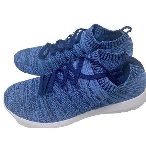 Women’s Blue Running Shoes Size 10 Sock Style Comfort Training Shoes Brand New
